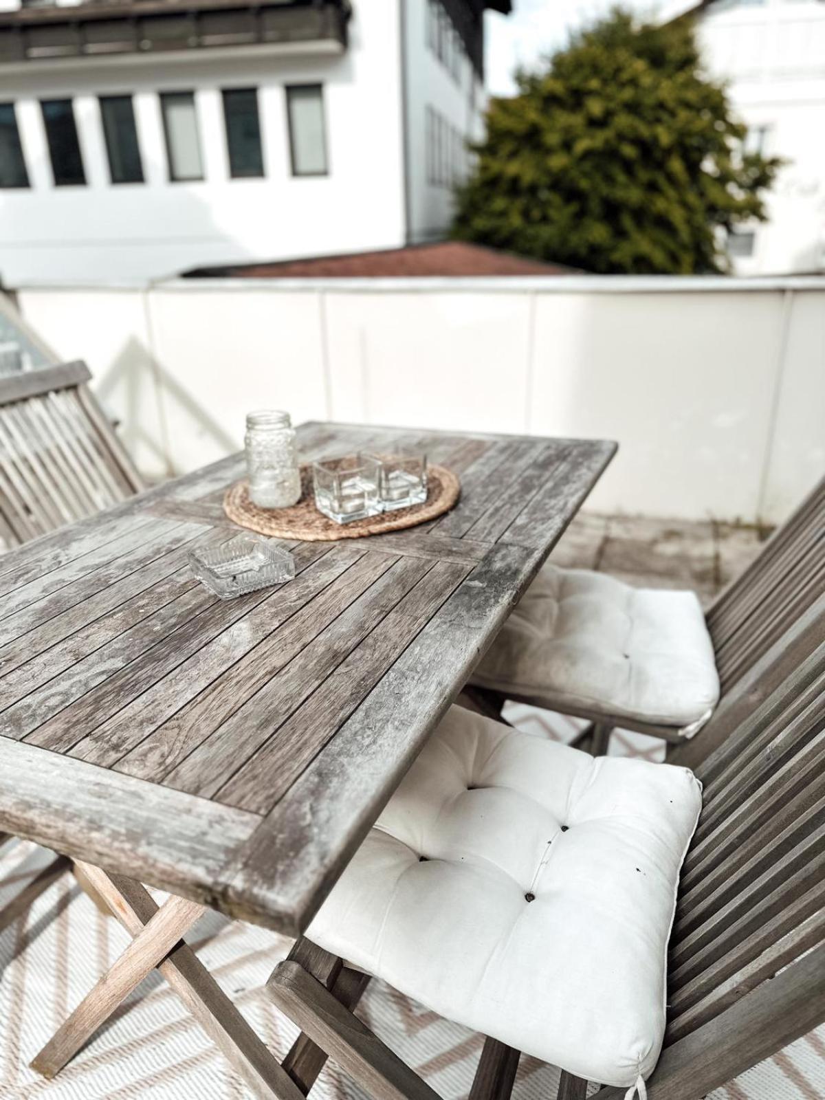 Zentrale Wohnung + Dachterrasse Sonthofen Exterior photo